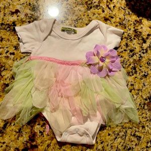 Baby Girl OnePiece Ruffle Flower Dress